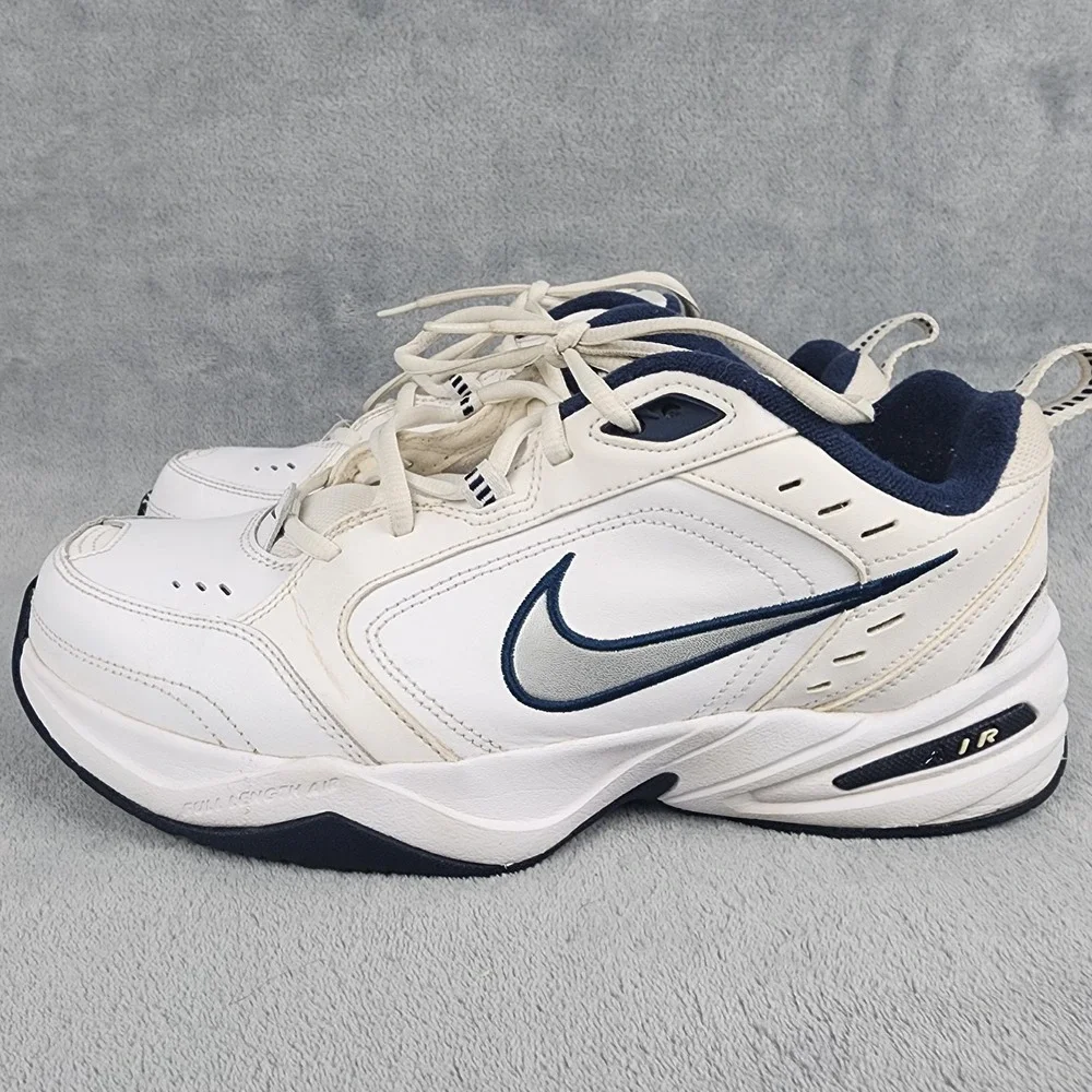Nike Air Monarch IV 4E Wide Shoes Mens 9.5 White 416355-102